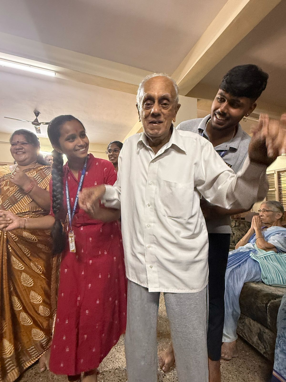 Companionship and interaction session during Women’s Day outreach