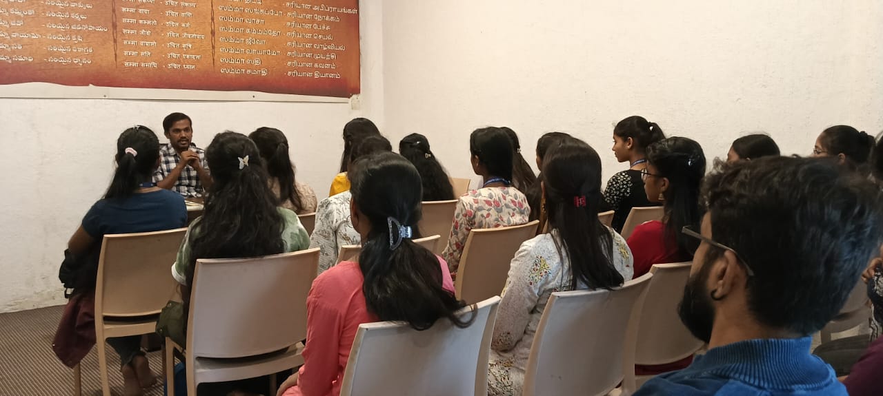 Confidence-building outdoor activity organized by Thathaastu India