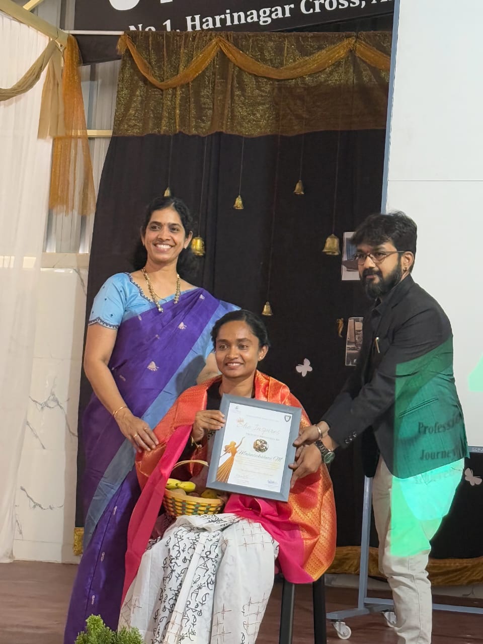Formal felicitation ceremony celebrating women leadership
