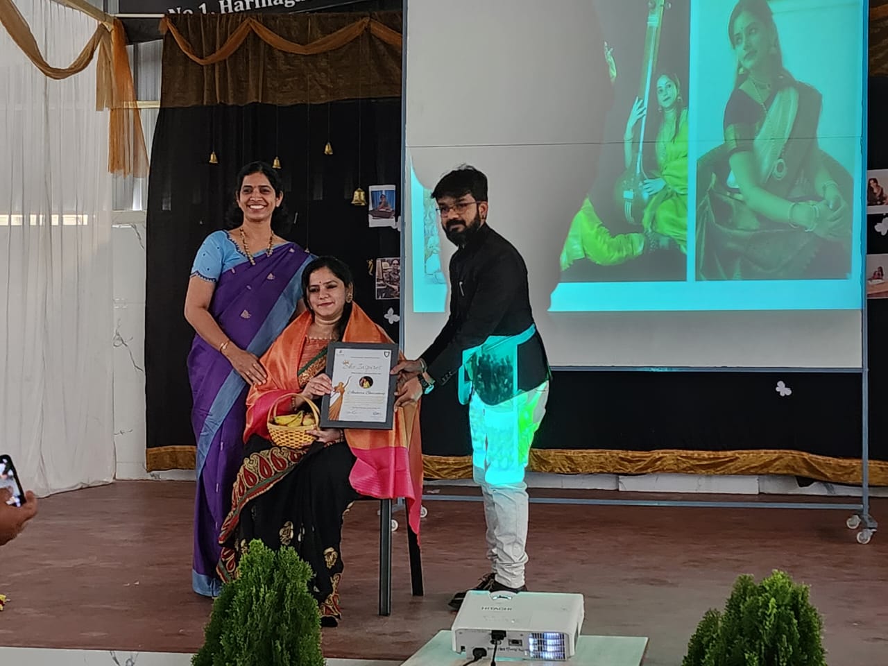 Certificate and award distribution during Women’s Day celebration